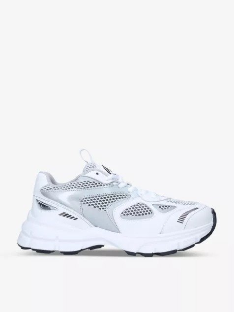Marathon Runner mesh and leather trainers