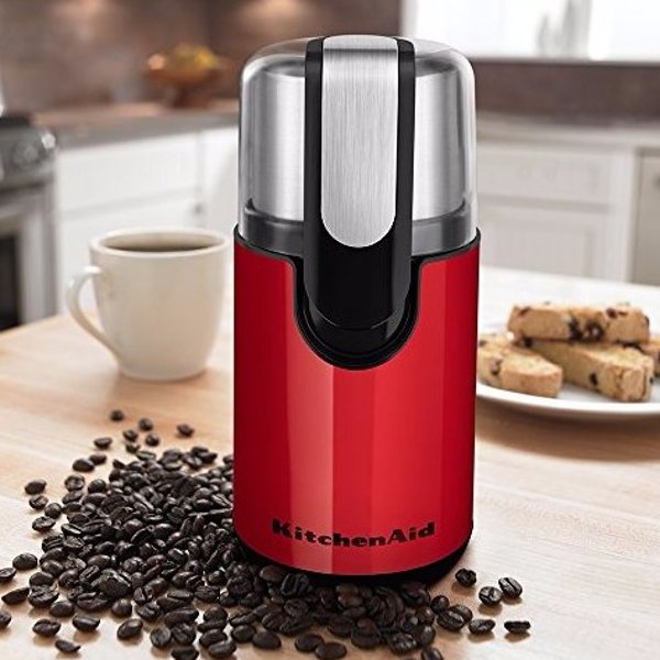 $20.11(原价$23.99) KitchenAid® 咖啡研磨机 红色
