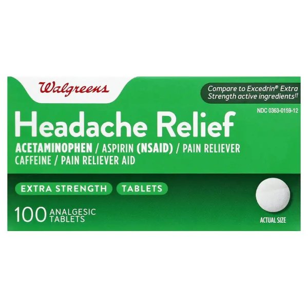 Extra Strength Headache Relief Tablets