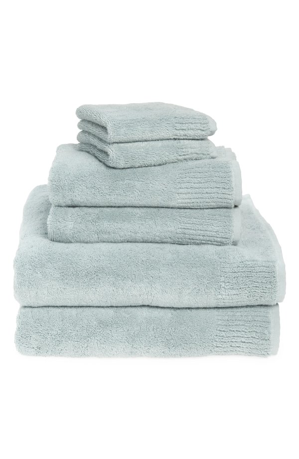 6-Piece Luxury Aerospin Bath Towel, Hand Towel & Washcloth Set