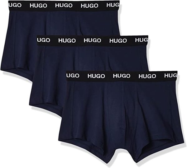Hugo Boss Men's 3 Pack Stretch Cotton Trunk