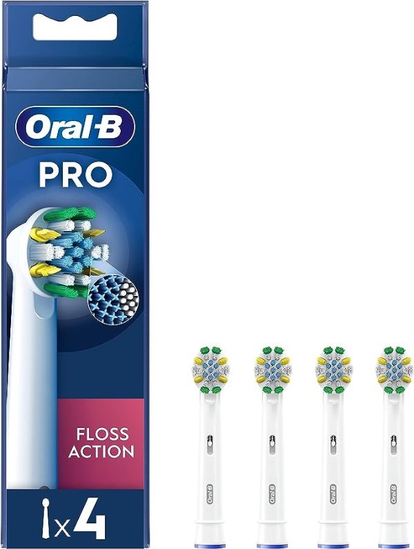 Pro Floss Action 电动牙刷刷头4个
