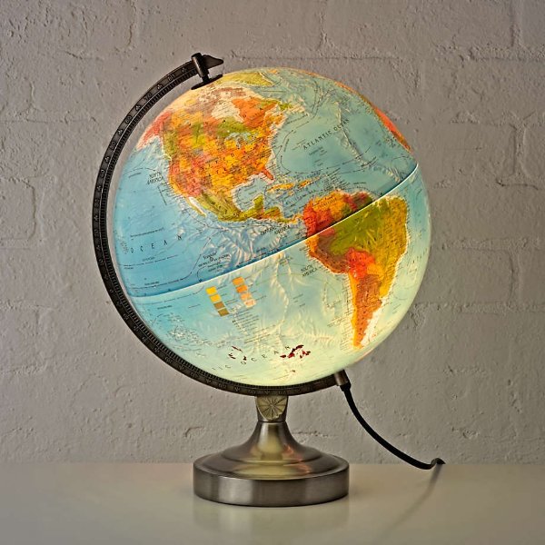 Kids Illuminated World Globe Lamp + Reviews | Crate & Kids