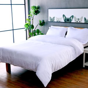 Modern Bedroom 纯棉被罩床品3件套，多颜色尺寸可选