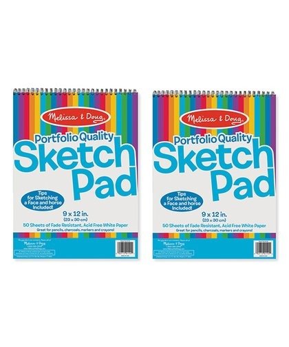 Spiral-Bound Sketch Pad - Set of Two