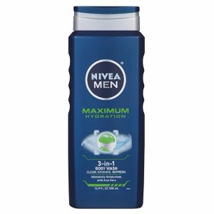 NIVEA Men Maximum Hydration 3 in 1 Body Wash 16.9 Fluid Ounce (Pack of 3)