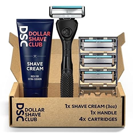 Dollar Shave Club 4刀片剃须刀入门套装