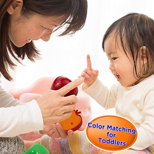 Counting Toddler Games - STEM Apple Factory Learning Toys for 3 Year olds to Ages 6 - Fine Motor Skills Color Sorting Montessori Toys for Toddlers Gifts- Educational Materials Activities