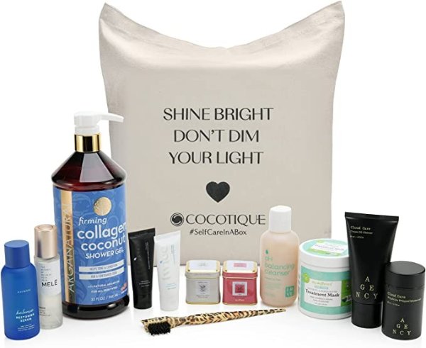COCOTIQUE - Beauty & Self-Care Subscription Box for Women of Color & Diverse Ethnicities with Textured/Curly Hair