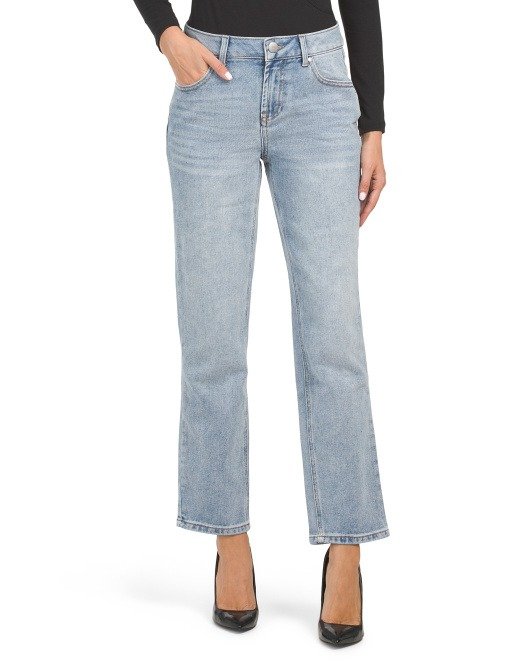 Georgina High Rise Cheeky Straight Jeans | Cropped & Ankle | Marshalls