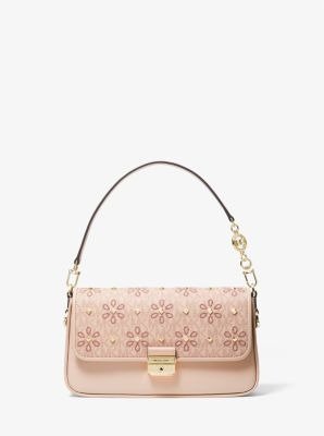 Bradshaw Small Embellished Logo and Leather Convertible Shoulder Bag