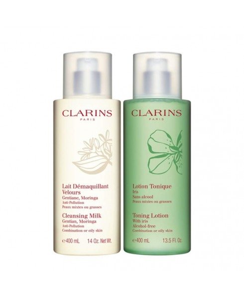 - Set Duo Demaquillant Cleansing & Toning for Combination or Oily Skin (400ml each)
