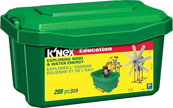 K’NEX Education – Exploring Wind and Water Energy Set – 288 Pieces – Ages 9+ Engineering Educational Toy