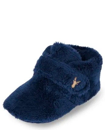 Baby Boys Cozy Booties | The Children's Place - NAVY