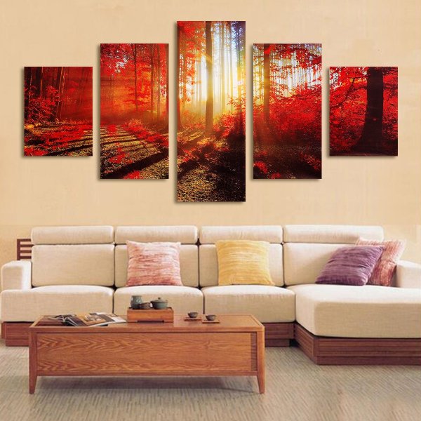 4/5 Pcs Frameless Canvas Prints Pictures, Morden Abstract Paintings, Canvas Wall Art, Home Decor