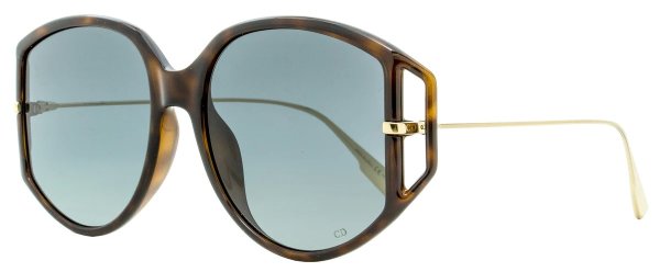 Women's Butterfly Sunglasses Direction 2 0861I Dark Havana/Gold 54mm