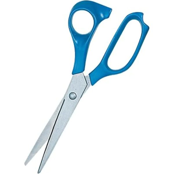 ® 8" Stainless-Steel Scissors, Straight Tip, Blue (790703BE)