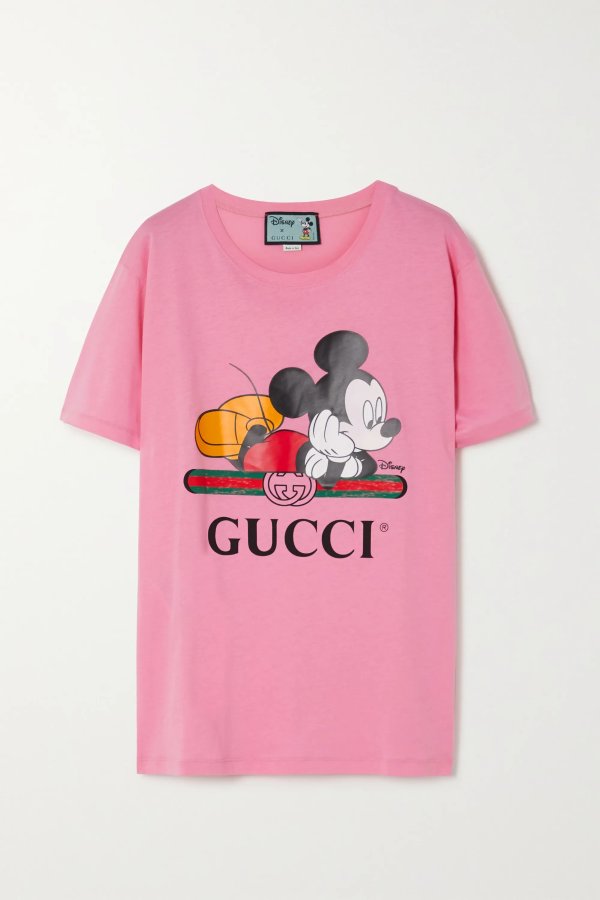 + Disney printed cotton-jersey T-shirt