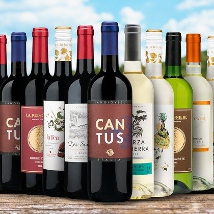 Less than $5 per Bottle – 15 Bottle Pack of Wines of the Mediterranean from Wine Insiders 77% Off