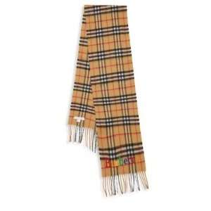 saks burberry scarf