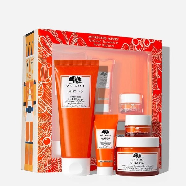 Morning Merry Gift Set GinZing™ Essentials to Boost Radiance ($75 Value) | Origins