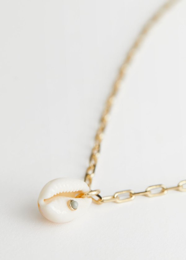 Puka Shell Chain Necklace