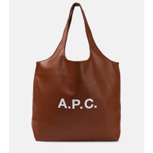 A.P.C.Ninon logo faux leather tote bag