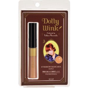 DOLLY WINK Koji Eyebrow Mascara, 01 Maple, 0.5 Pound