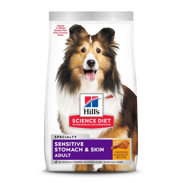 Adult Sensitive Stomach & Skin Chicken Recipe Dry Dog Food, 30 lbs.