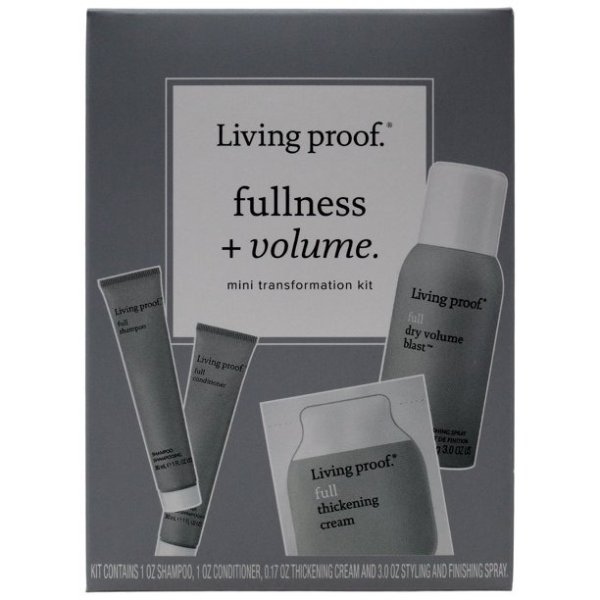 Fulness Volume Shampoo and Conditioner Trial Kit, 4 Piece