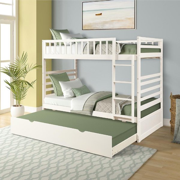Harper & Bright Design Solid Wood Bunk Bed