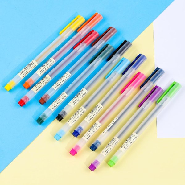 RIANCY Gel Pens colorful pens Colored Pens 12 mulitcolor