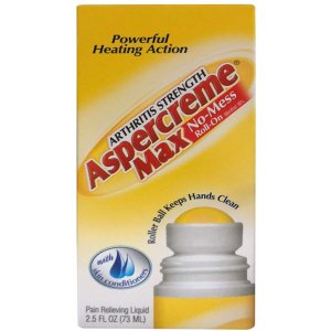 ASPERCREME Max Arthritis Strength No-Mess Roll-On Pain Relieving Liquid 2.50 oz