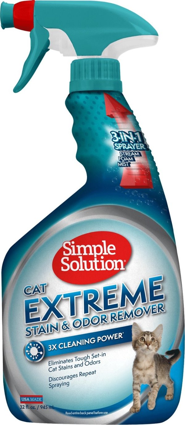 Extreme Cat Stain & Odor Remover, 32-oz bottle - Chewy.com