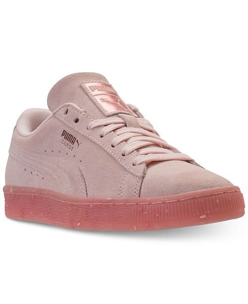 Women's Suede Classic Glitz Casual Sneakers from Finish Line
