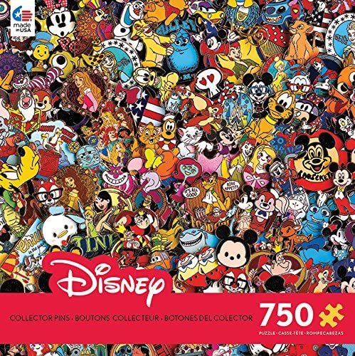 迪士尼人物萌版拼图，750块