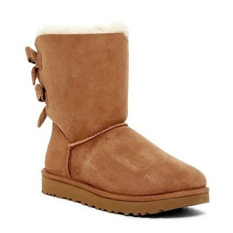 Bailey Twinface Genuine Shearling & UGGpure(TM) Bow Corduroy Boot