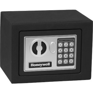 Honeywell 0.17 Cu. Ft. Security Safe - Black