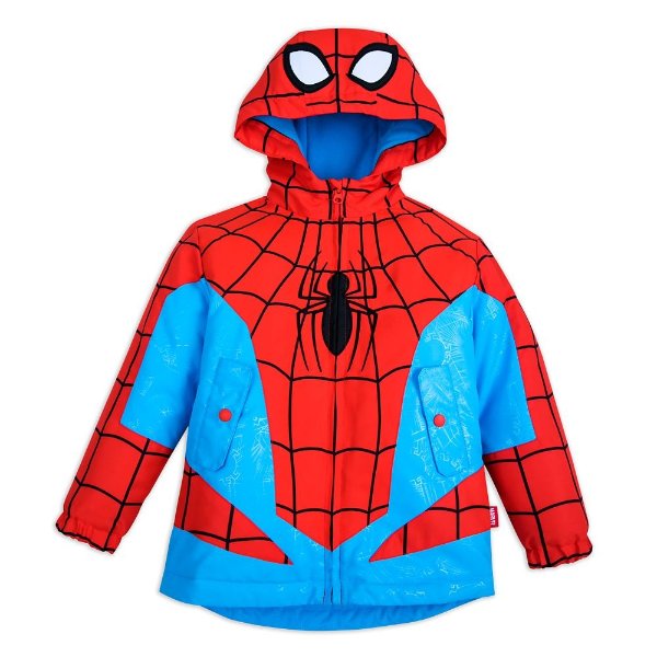 Spider-Man 图案 儿童雨衣