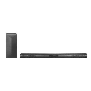 LG - 2.1-Channel Soundbar with Wireless Subwoofer - Black