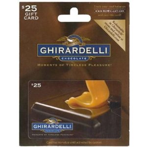 闪购！价值$25的 Ghirardelli Chocolate 礼卡