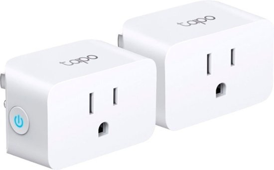 Tapo Smart Wi-Fi Plug Mini with Matter (2-pack) - White