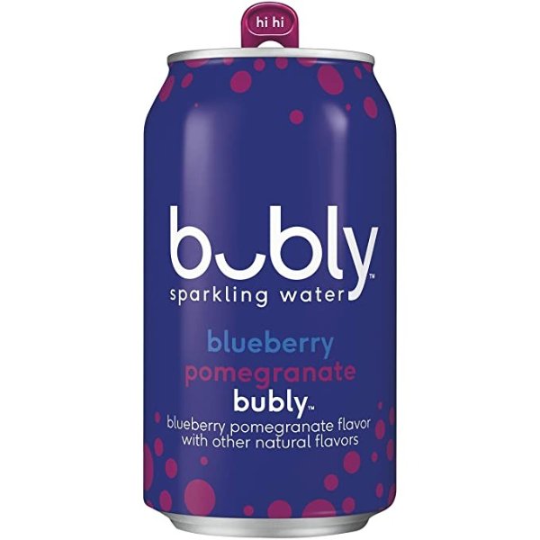 蓝莓口味气泡水 12oz 18罐