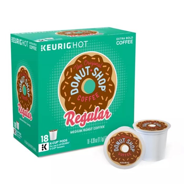 Regular Medium Roast Coffee - Keurig K-Cup Pods - 18ct