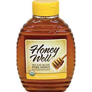 Honeywell 16-ounce Organic Raw Honey Bottles