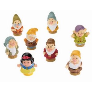 费雪Fisher-Price迪士尼白雪公主和七个小矮人玩偶套装