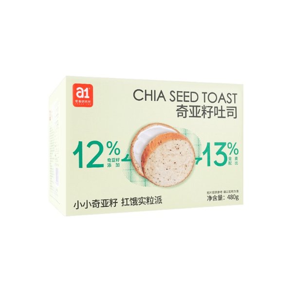 SNACK LAB Chia Seed Paste Toast 480g