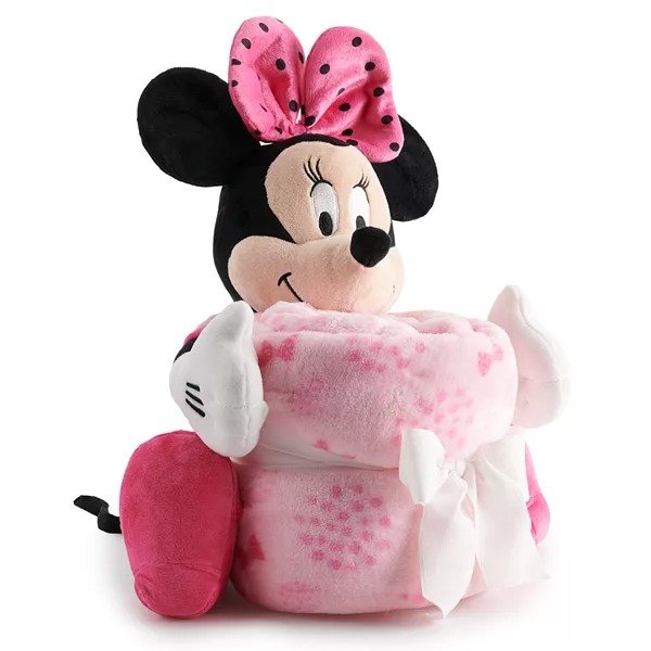 Disney's Minnie Mouse Buddy & Throw Set by The Big One®