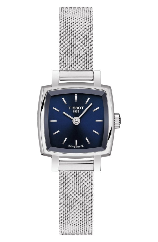 Lovely Square Mesh Strap Watch, 20mm