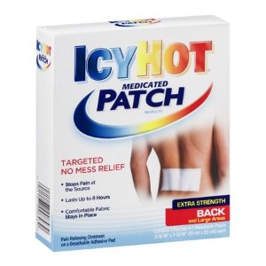 Icy Hot Extra Strength for Back and Large Areas Medicated Patch,5 ct, Menthol 5%
